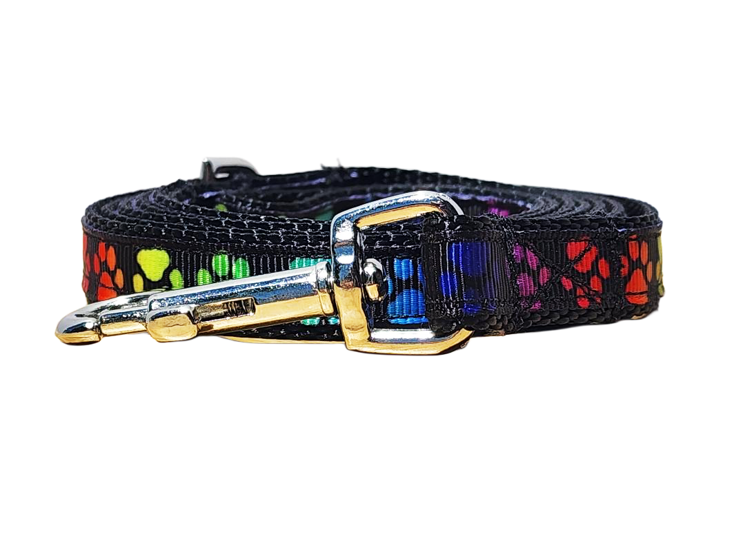 1/2" Paw Print Dog Collar or Leash