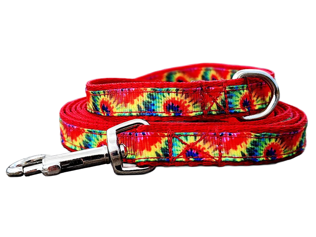 1/2" Tie Dye Dog Collar or Leash