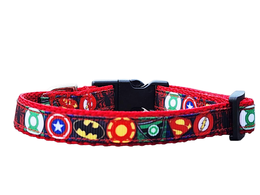 1/2" Superhero Dog Collar or Leash