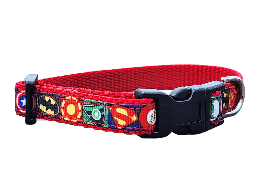 1/2" Superhero Dog Collar or Leash