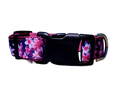 1" Pink Floral Dog Collar or Leash