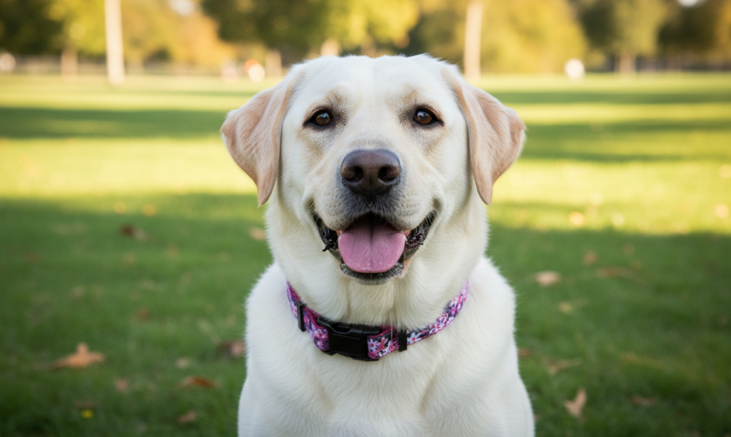 1" Pink Floral Dog Collar or Leash