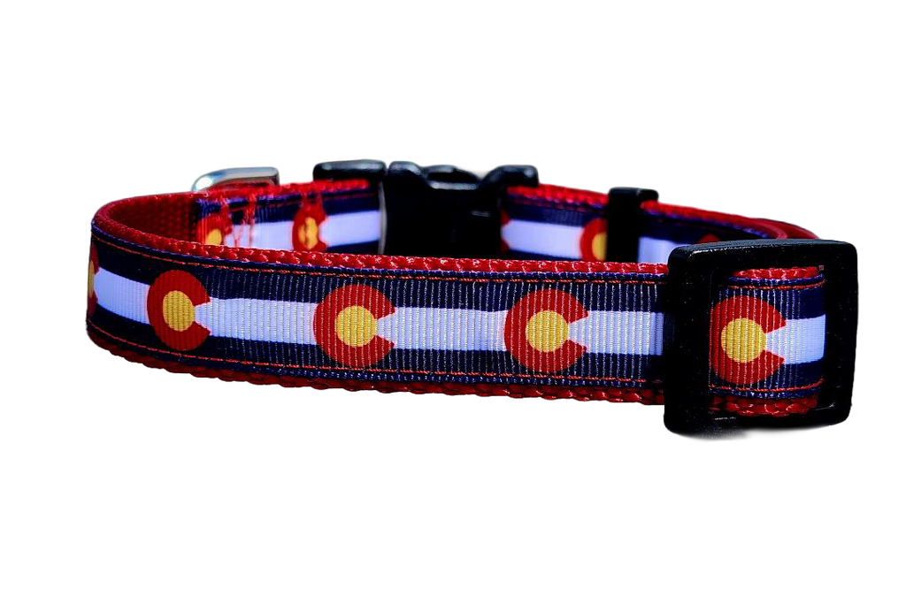 3/4" Red Colorado Dog Collar or Leash