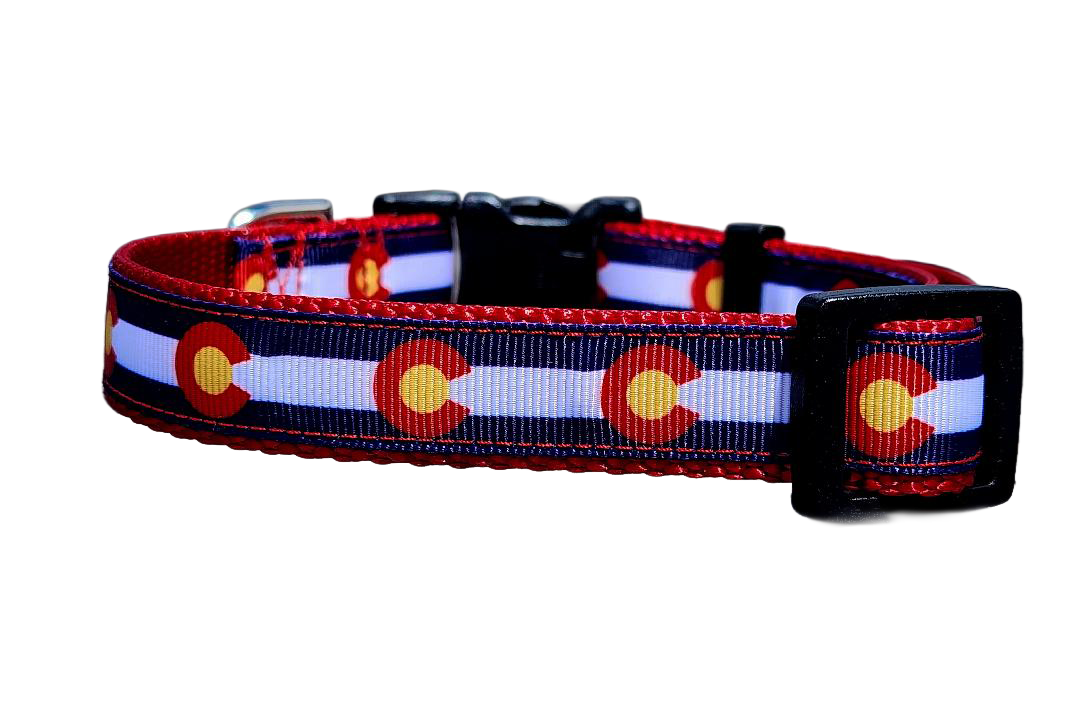 3/4" Red Colorado Dog Collar or Leash