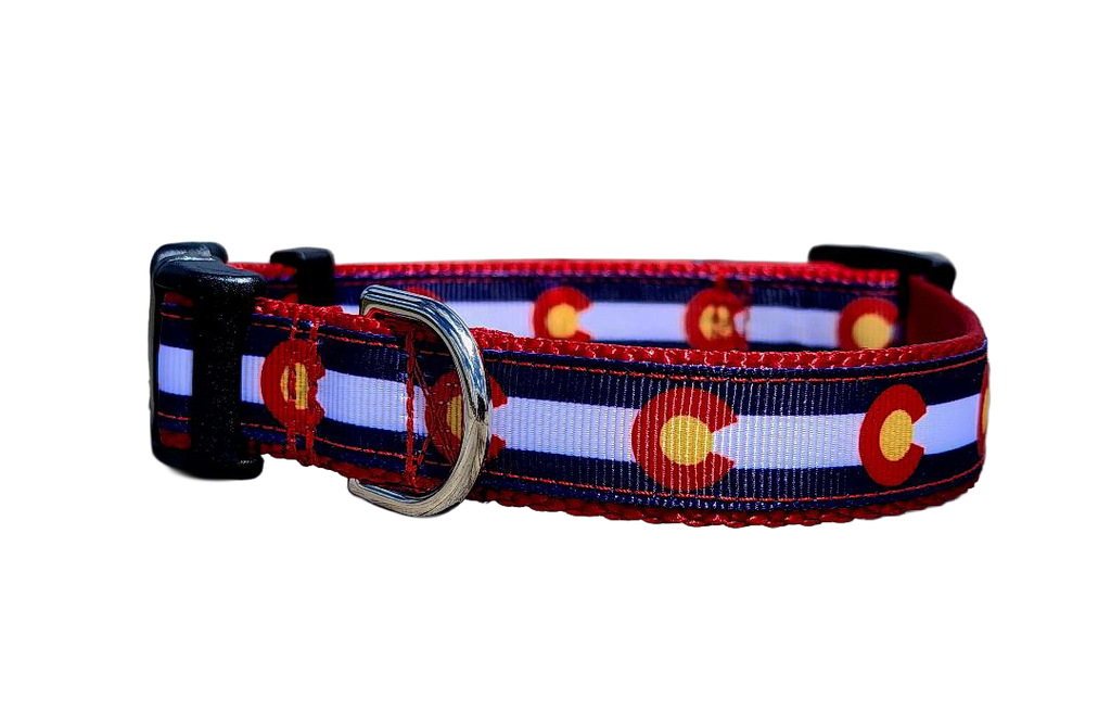 3/4" Red Colorado Dog Collar or Leash