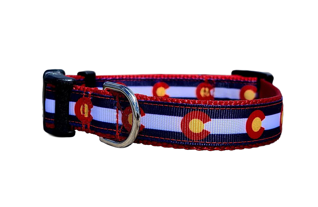 3/4" Red Colorado Dog Collar or Leash