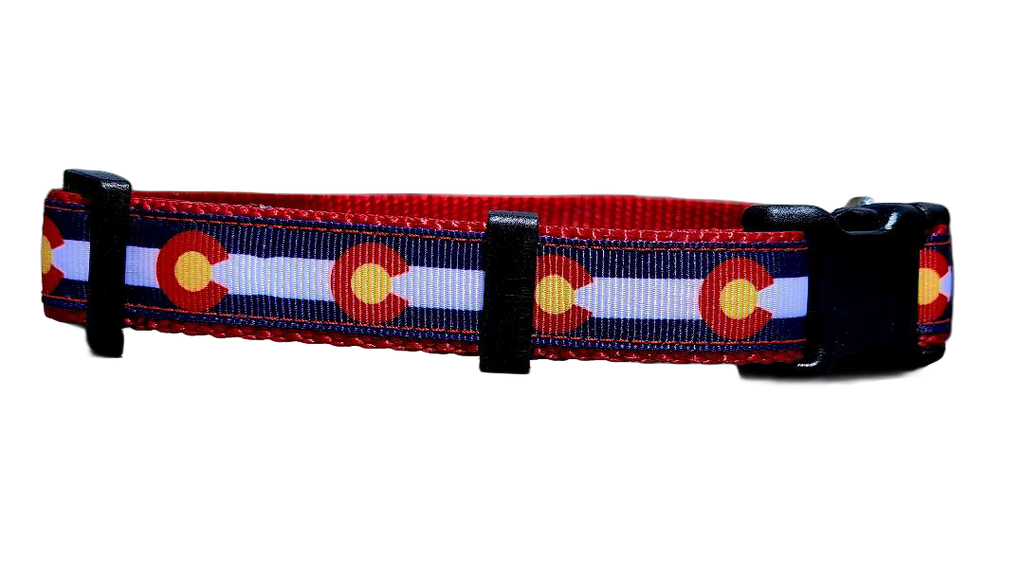 3/4" Red Colorado Dog Collar or Leash
