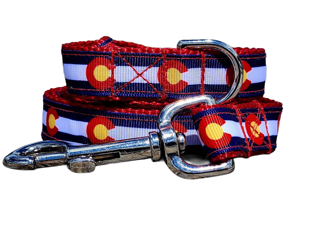 3/4" Red Colorado Dog Collar or Leash