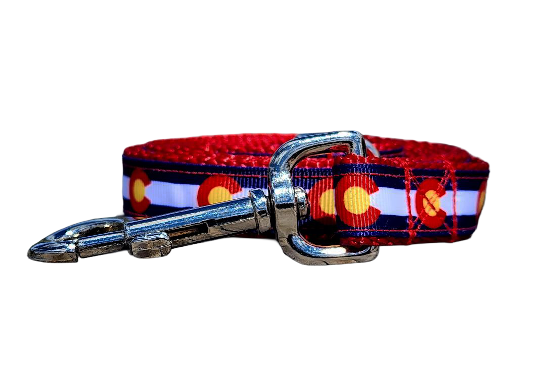3/4" Red Colorado Dog Collar or Leash