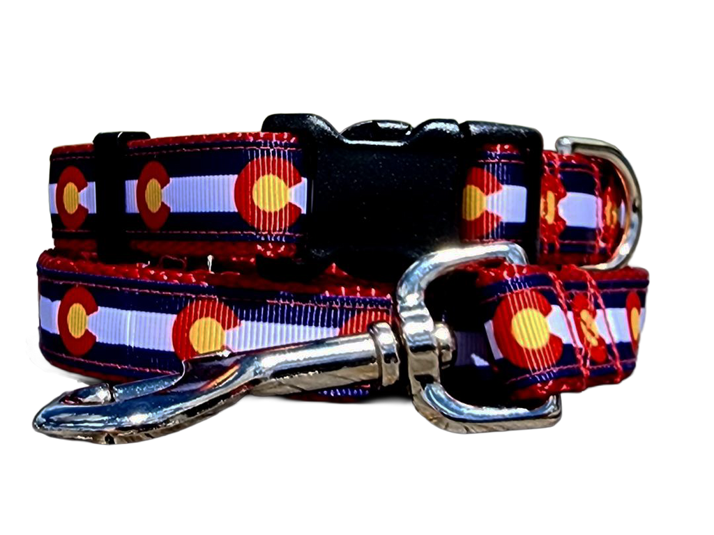 3/4" Red Colorado Dog Collar or Leash